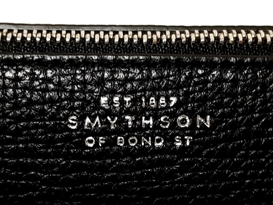 SMYTHSON ペンシルケース LUDLOW ブラック ペンケース 筆箱
