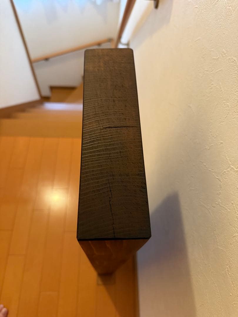 天然杉一枚板ベンチやラックなどワトコオイルダークウォルナット仕上げ‼️