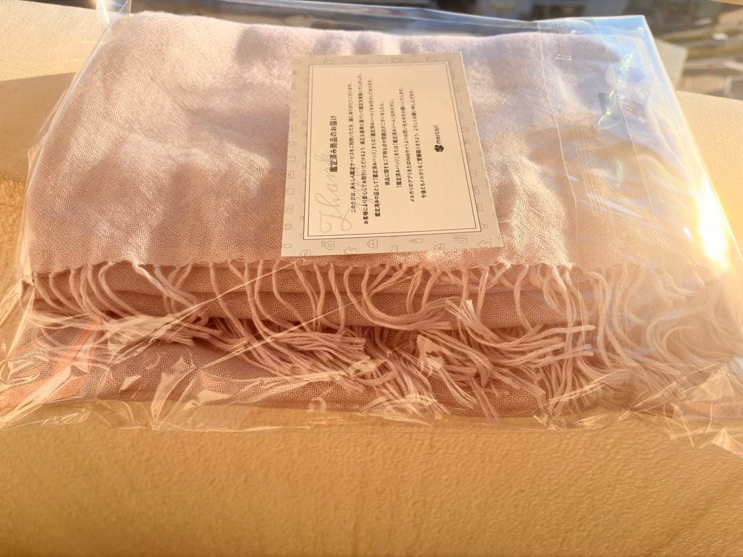 【Loro Piana】✨カシミヤシルク100%大判ストール淡ラベンダー 鑑定済