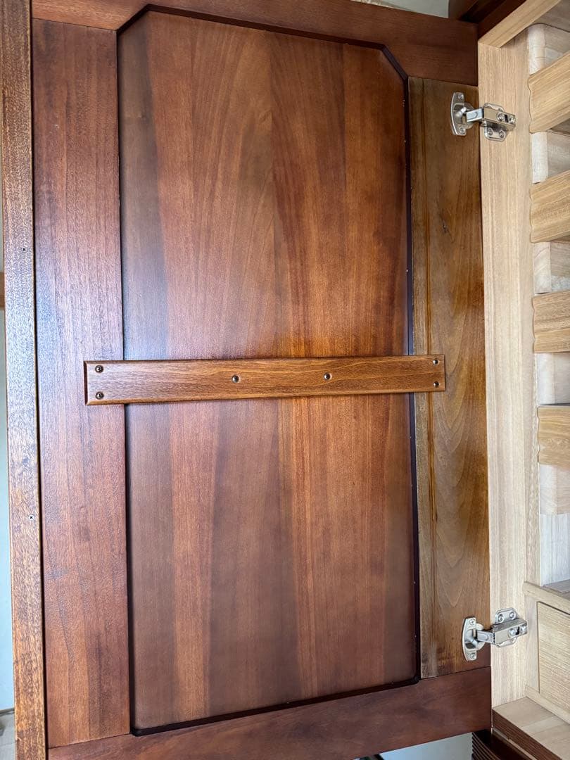 【引き取りok】和ダンス 木製タンスダークブラウン　和装収納