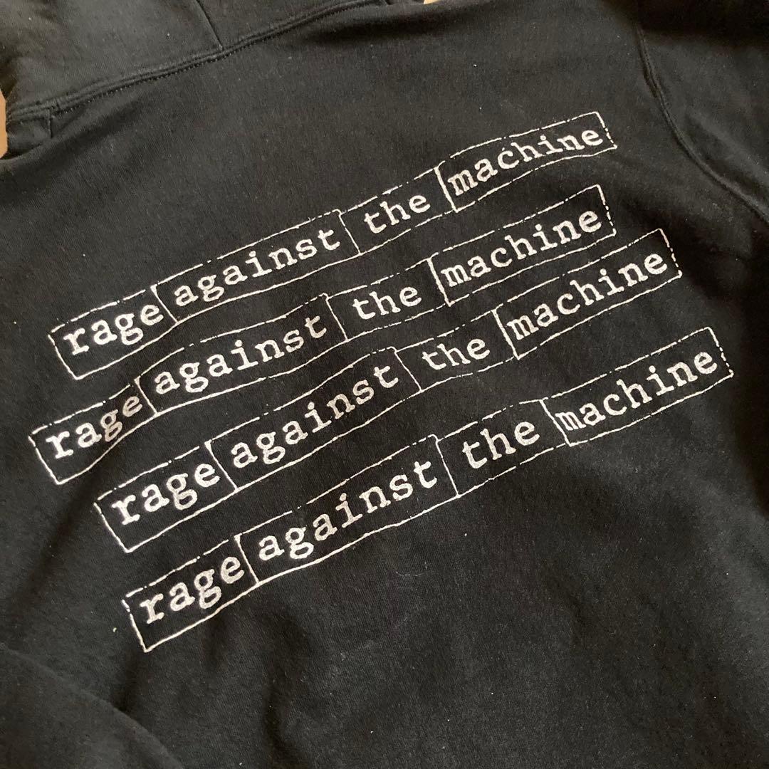 袖プリ レイジアゲインストザマシーン ビンテージパーカー レッチリNIRVANA