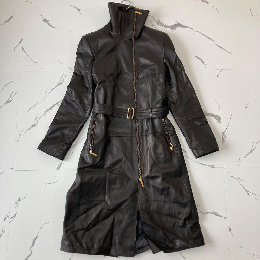 PURIFICACION GARCIA✨ベルテッド　ソフトレザー　ゴールド金具