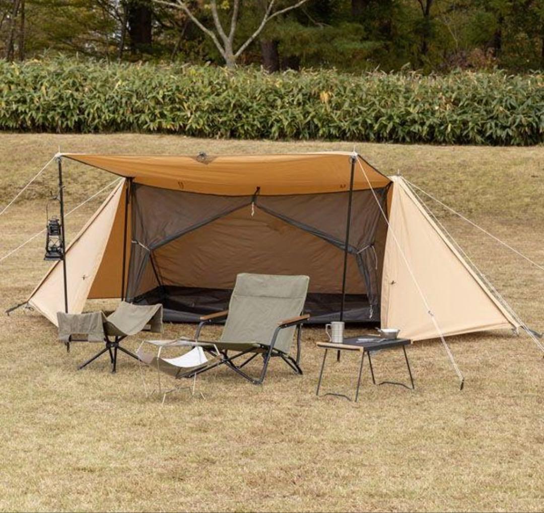 新品未使用品 BUNDOK(バンドック) ソロベース TC(サンドベージュ)