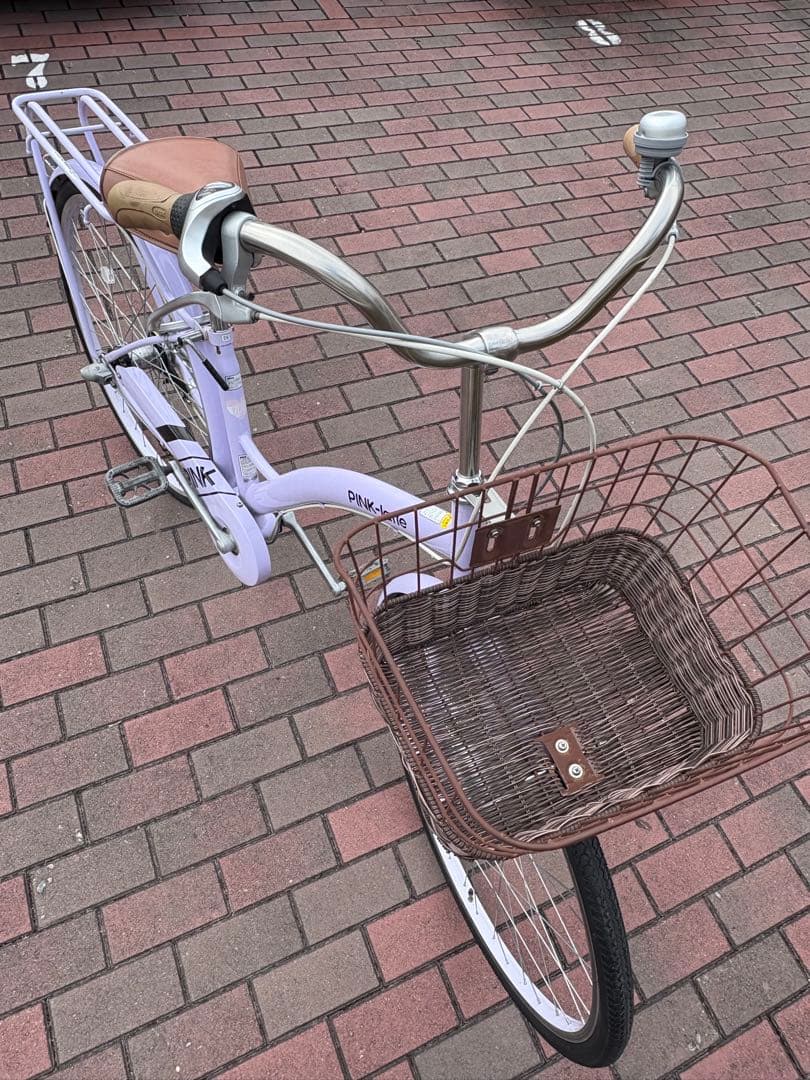 レディースバージョン！ラベンダーカラー・タウンサイクル(26㌅)配達可能です。