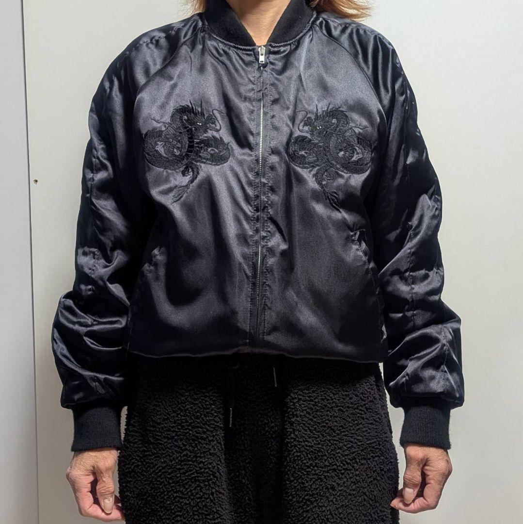 Hoshihime スカジャン ブラック F