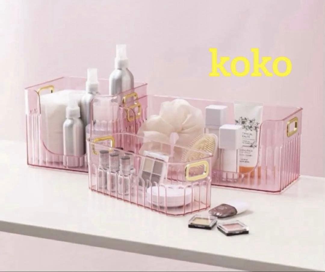 スリーピー　収納ケース　ピンク　3種類×2個　計6個　新品　THREEPPY