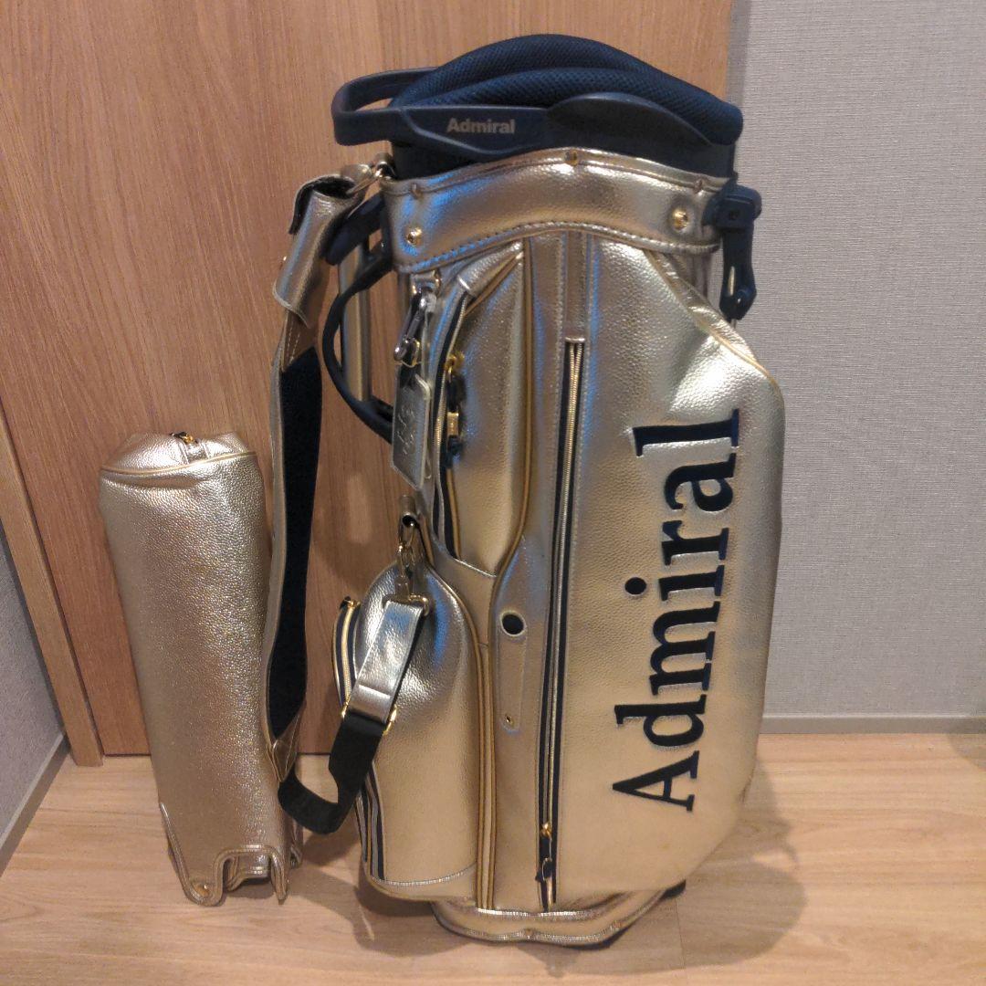 Admiral ゴルフバッグ ゴールド