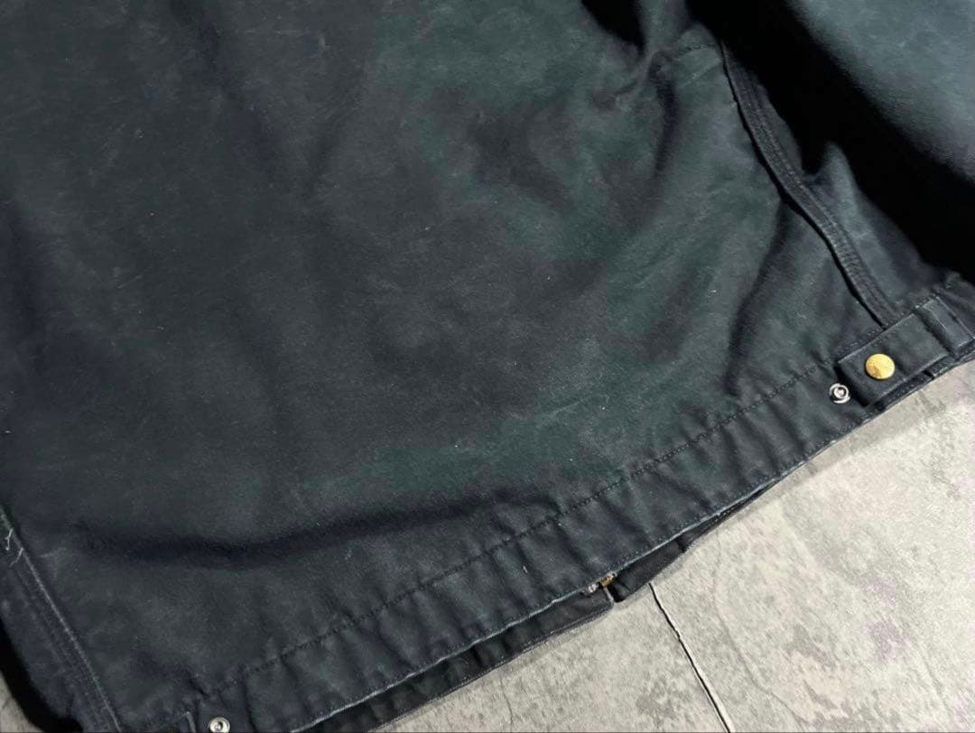USA製 Carhartt デトロイトジャケット ブラックJ01 BLK