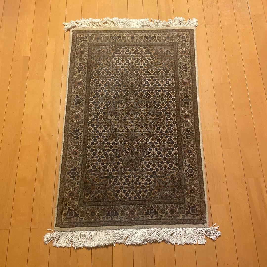 ペルシャ絨毯　タブリーズ産　玄関マット