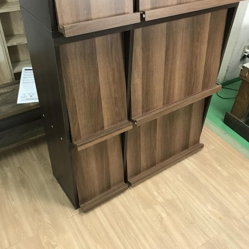 ☆【新品】大型フラップ書棚WNT 上下セット☆【OUTLET】