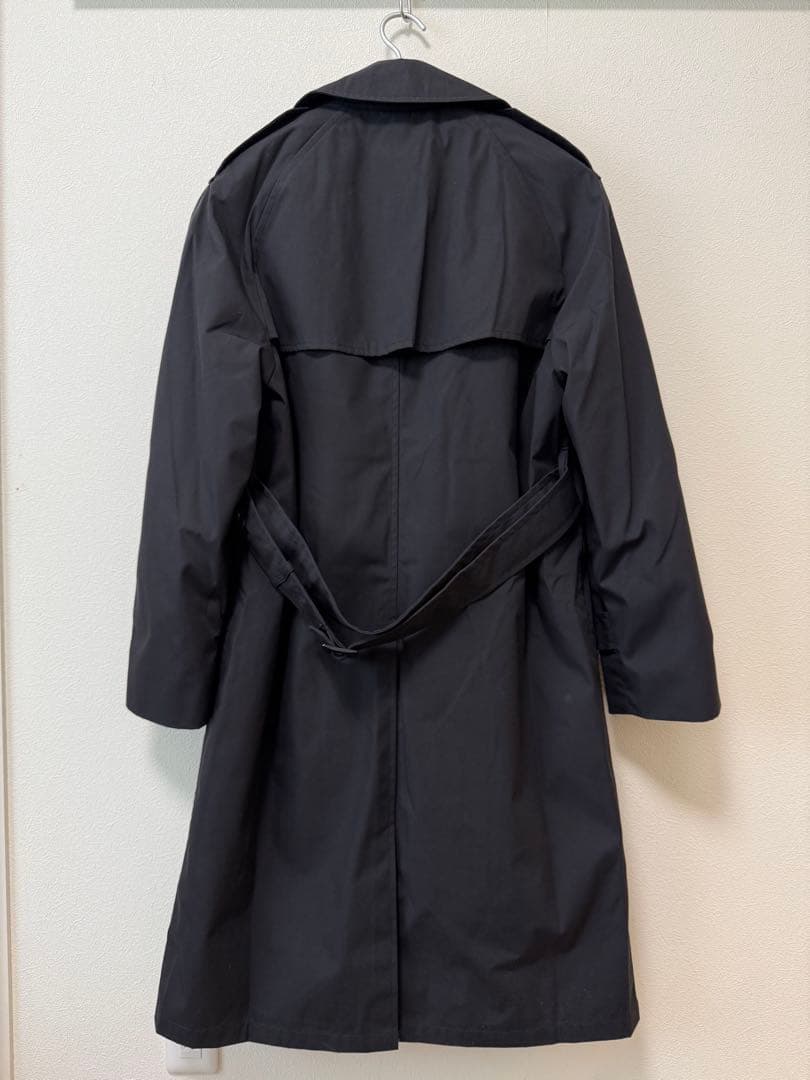 【美品】米軍デッドストック トレンチコート ブラック