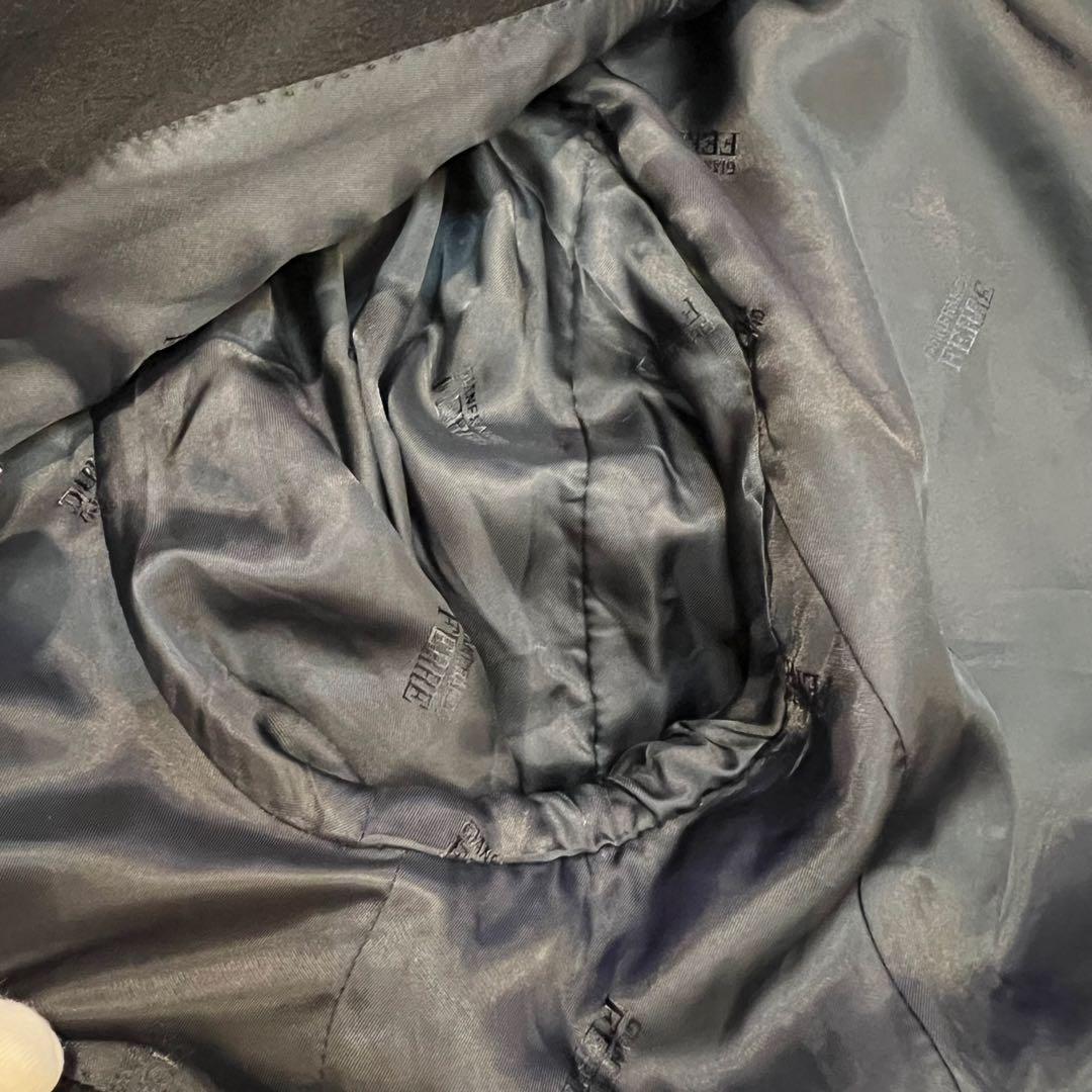 【極美品】カシミヤ混 GIANFRANCO FERRE ロングチェスターコート