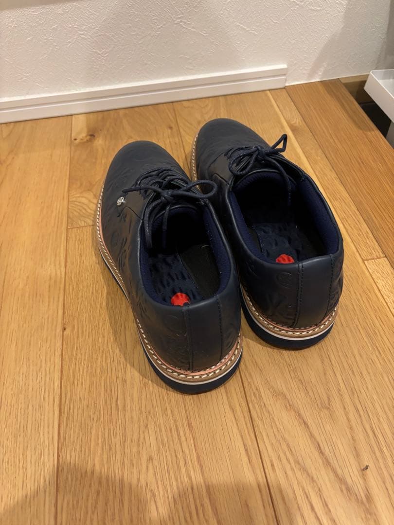 G/FORE ネイビー スカル模様 シューズ