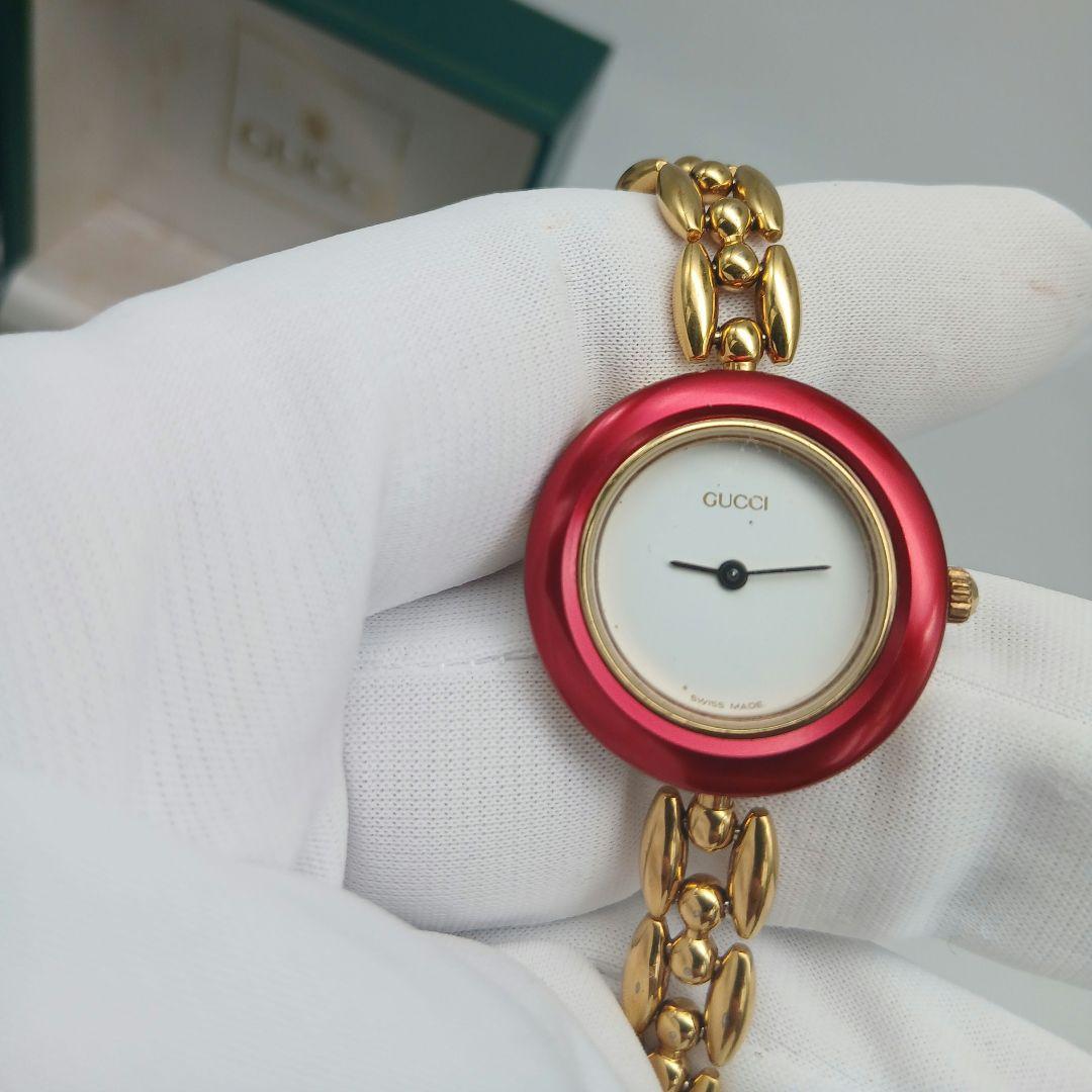 Q チェンジベゼル　0270803 腕時計　レディース　GUCCI