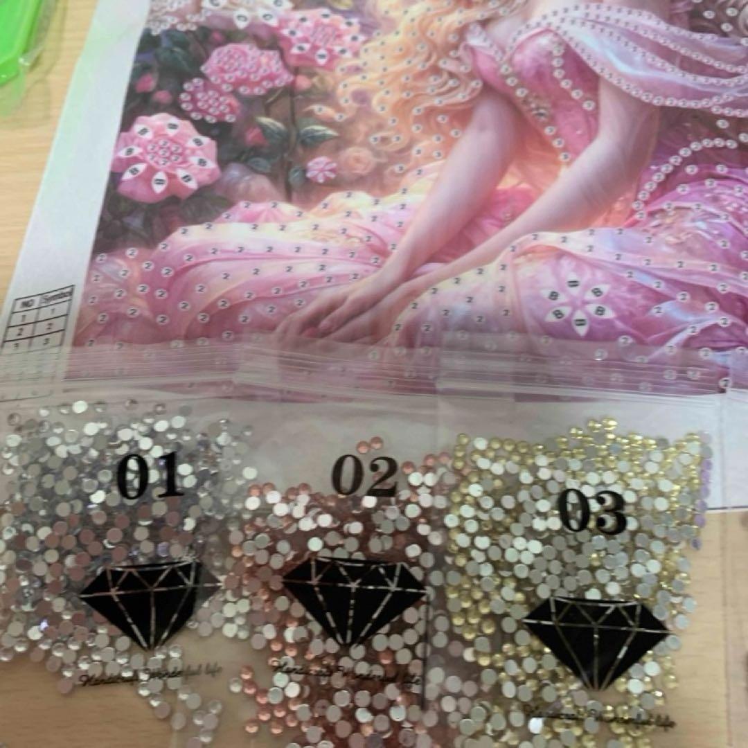 ★専用★ピンクフェアリーデザイン　30cm x 30cm 特殊ビーズ