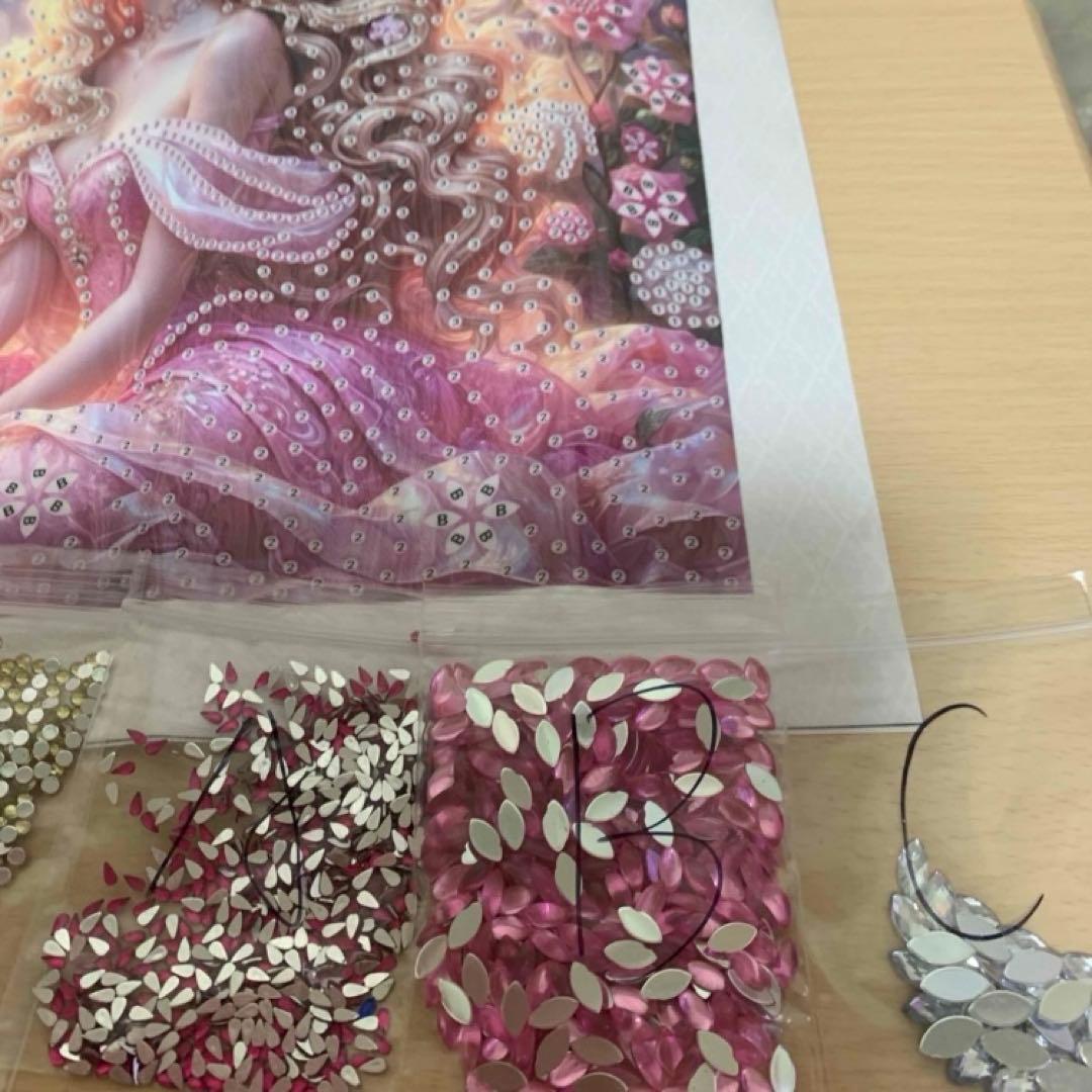 ★専用★ピンクフェアリーデザイン　30cm x 30cm 特殊ビーズ