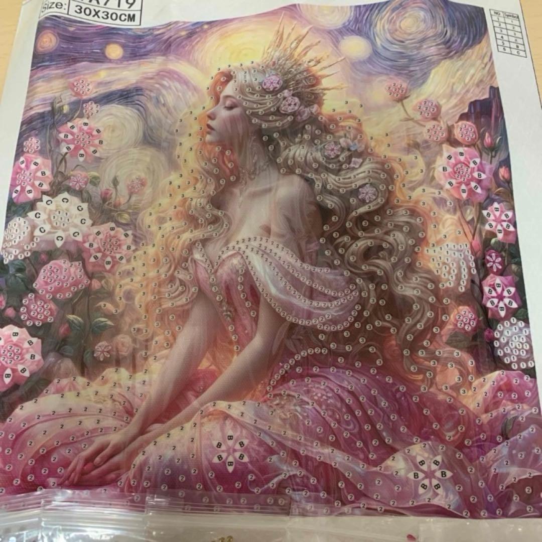 ★専用★ピンクフェアリーデザイン　30cm x 30cm 特殊ビーズ