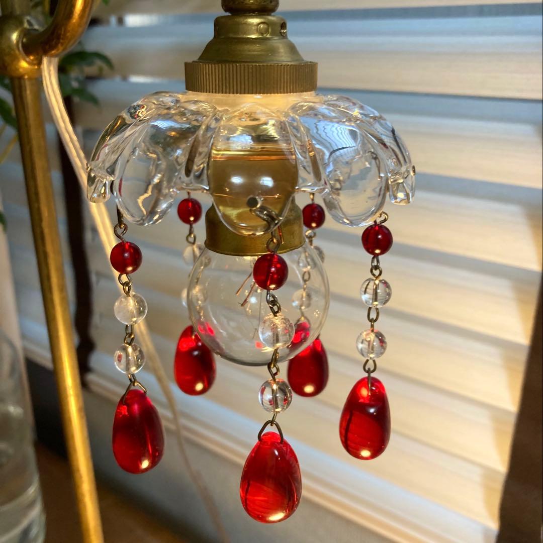 （キャサリンさま）バカラ　ミニシャンデリア　（刻印付）　フランスアンティーク