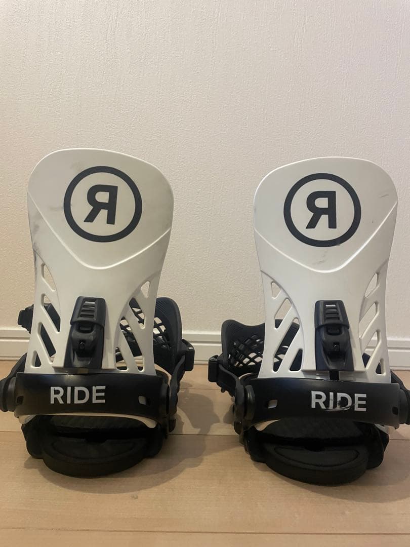 値下げ　RIDE スノーボード ビンディング ホワイト/ブラック
