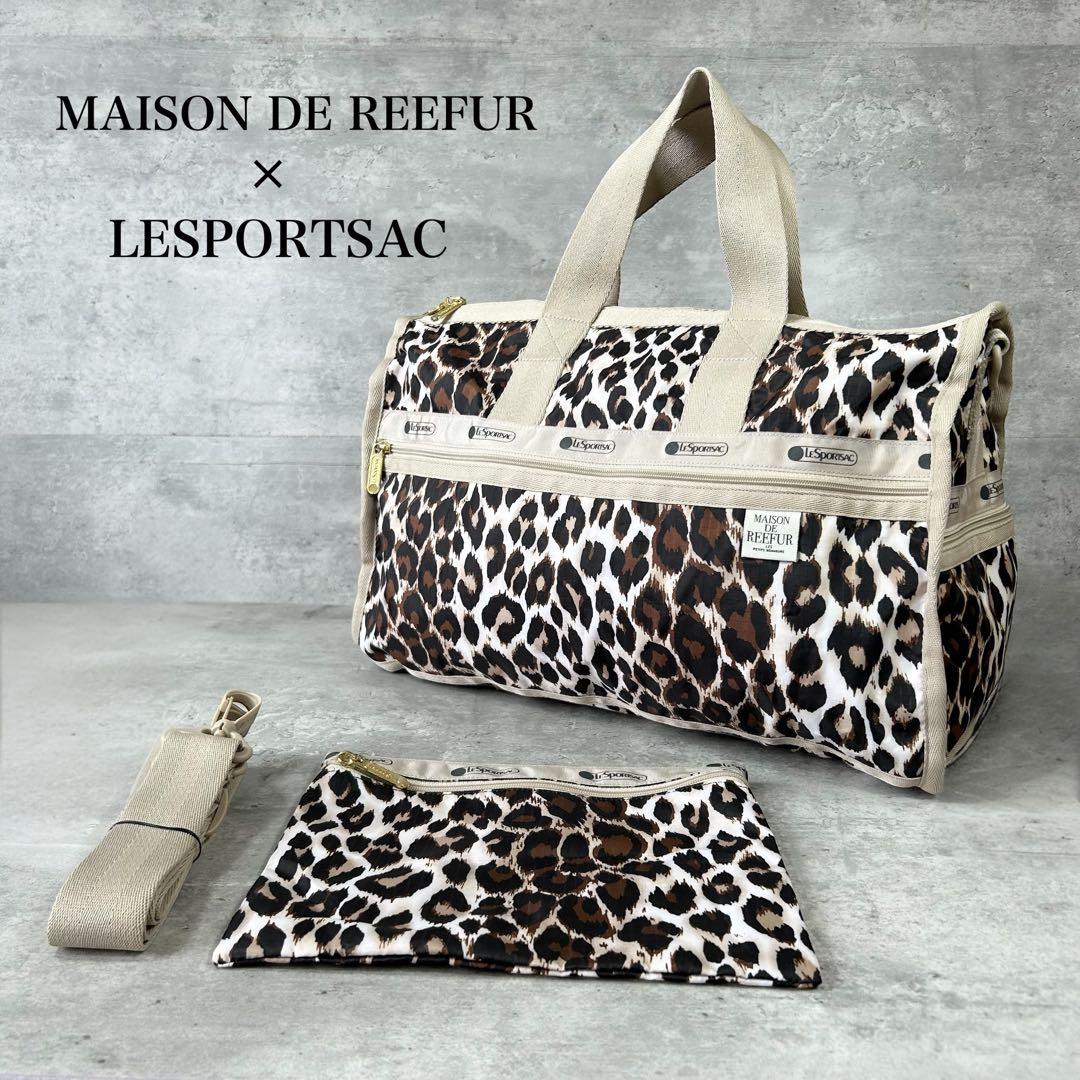 メゾンドリーファー　レスポートサック ボストンバッグ　梨花コラボ　ミニポーチ付