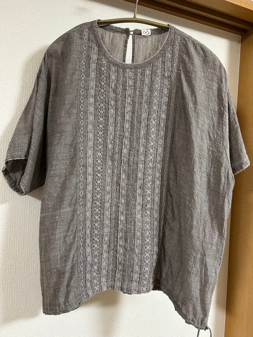 45R カディレースde Tシャツ　美品　モカブラウン　お値下げ