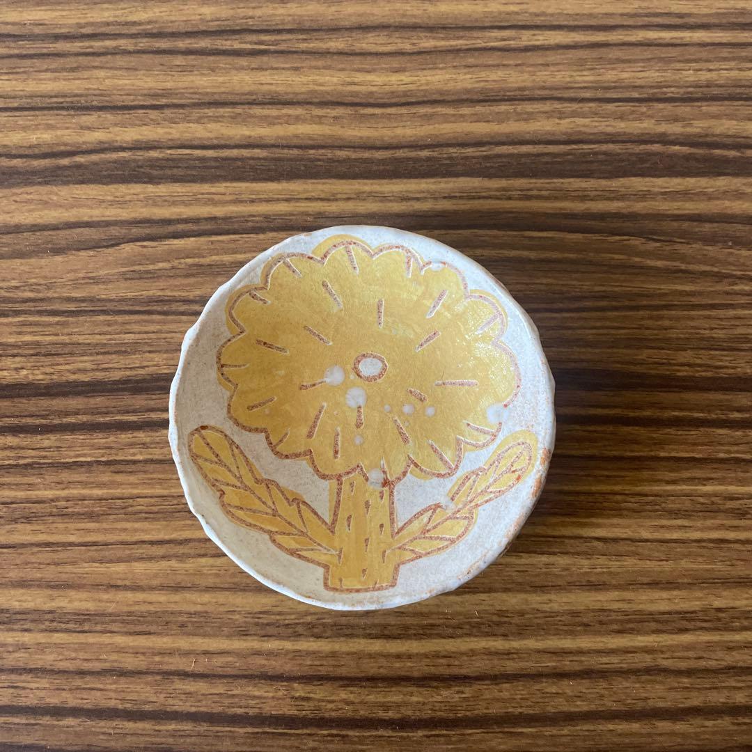 鹿児島睦　小皿　ハンドワーク