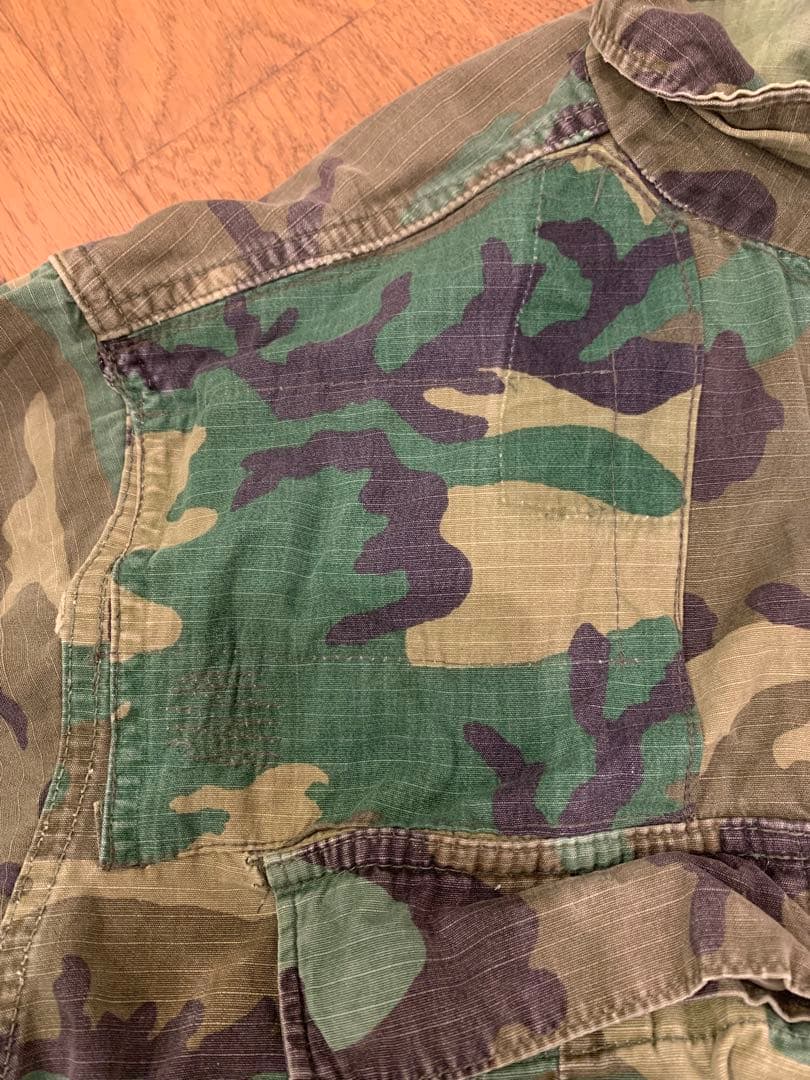 70年製実物 米軍リーフカモ ジャングルフ アティーグ 上下セット ヴィンテージ