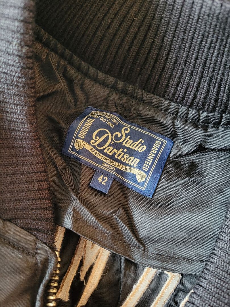 新品未使用 ダルチザン 限定 ゴジラvsキングギドラ コラボ刺繍ジャケット 42