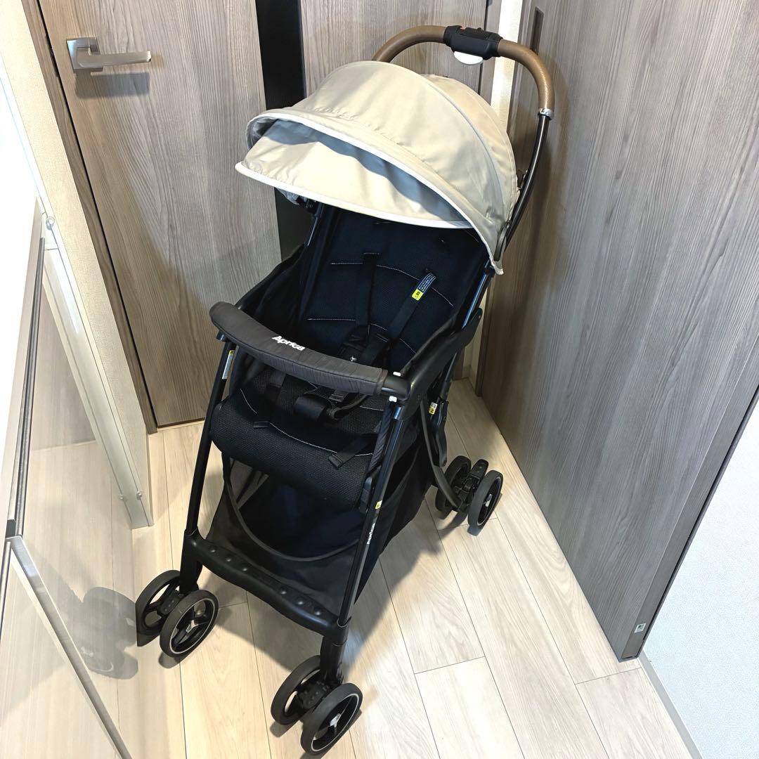 Aprica マジカルエアークッション AD ベビーカー B型 レザーハンドル