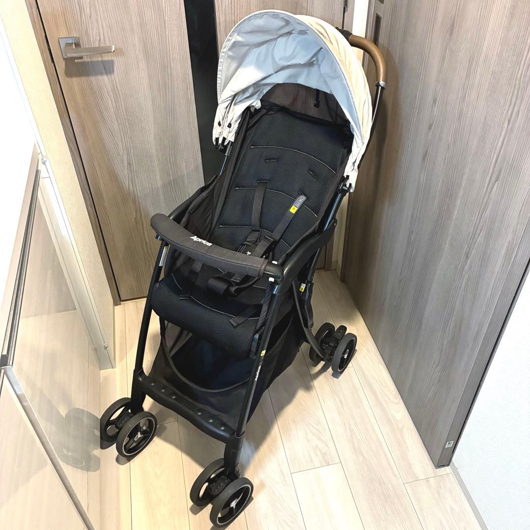 Aprica マジカルエアークッション AD ベビーカー B型 レザーハンドル