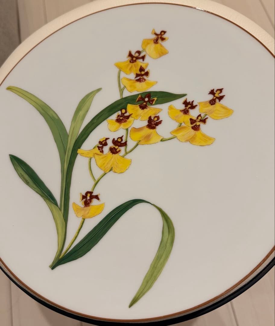 HERMES エルメス オルキデ プレート 26cm 2枚セット