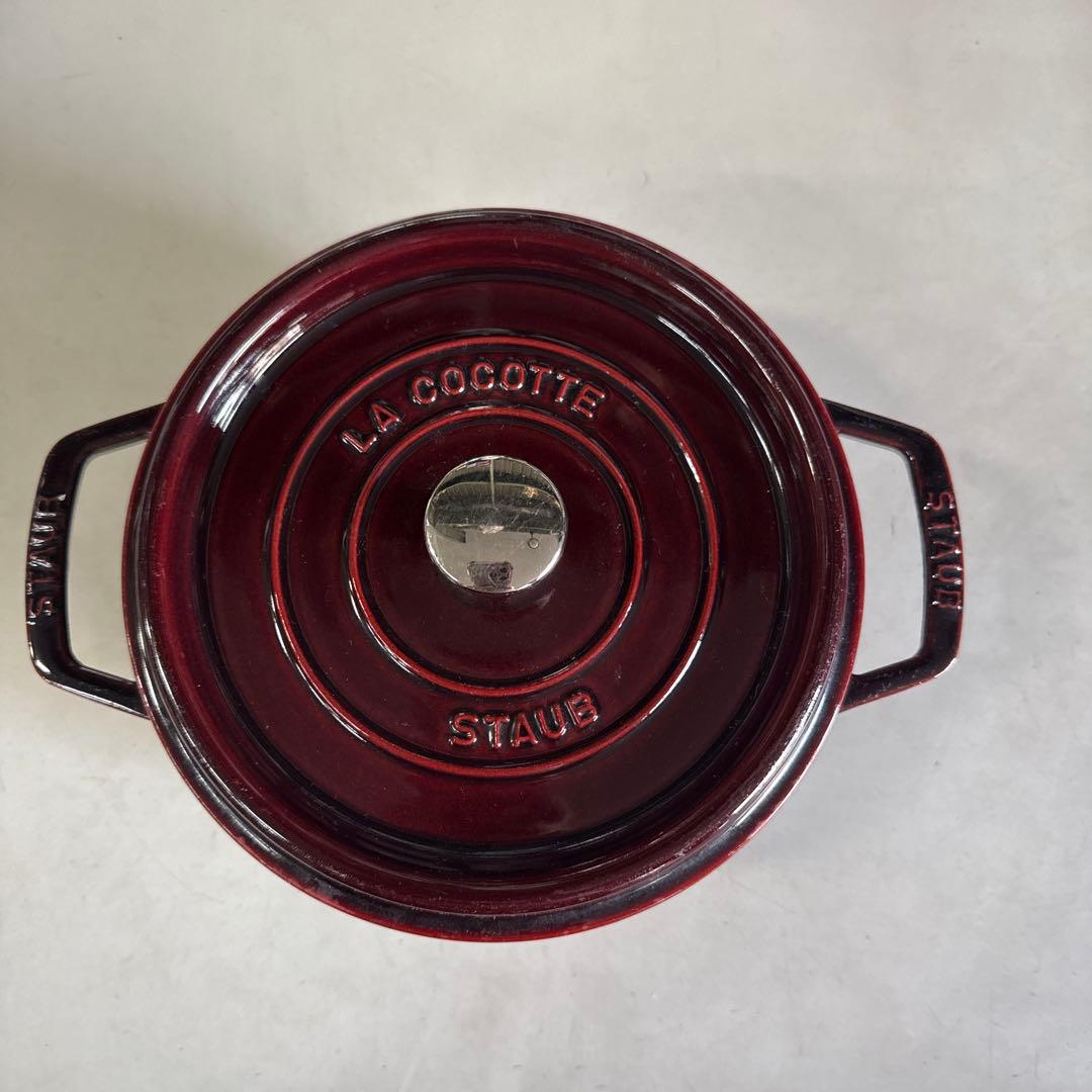 STAUB LA COCOTTE 赤 鍋 22cm