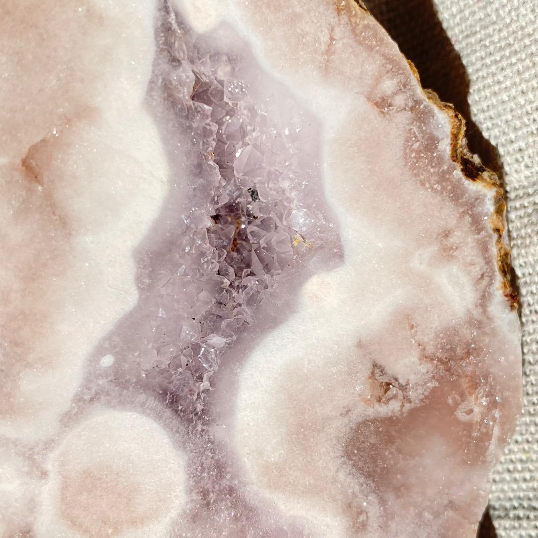 【ピンクアメジスト スラブ スライス アイアンスタンド】