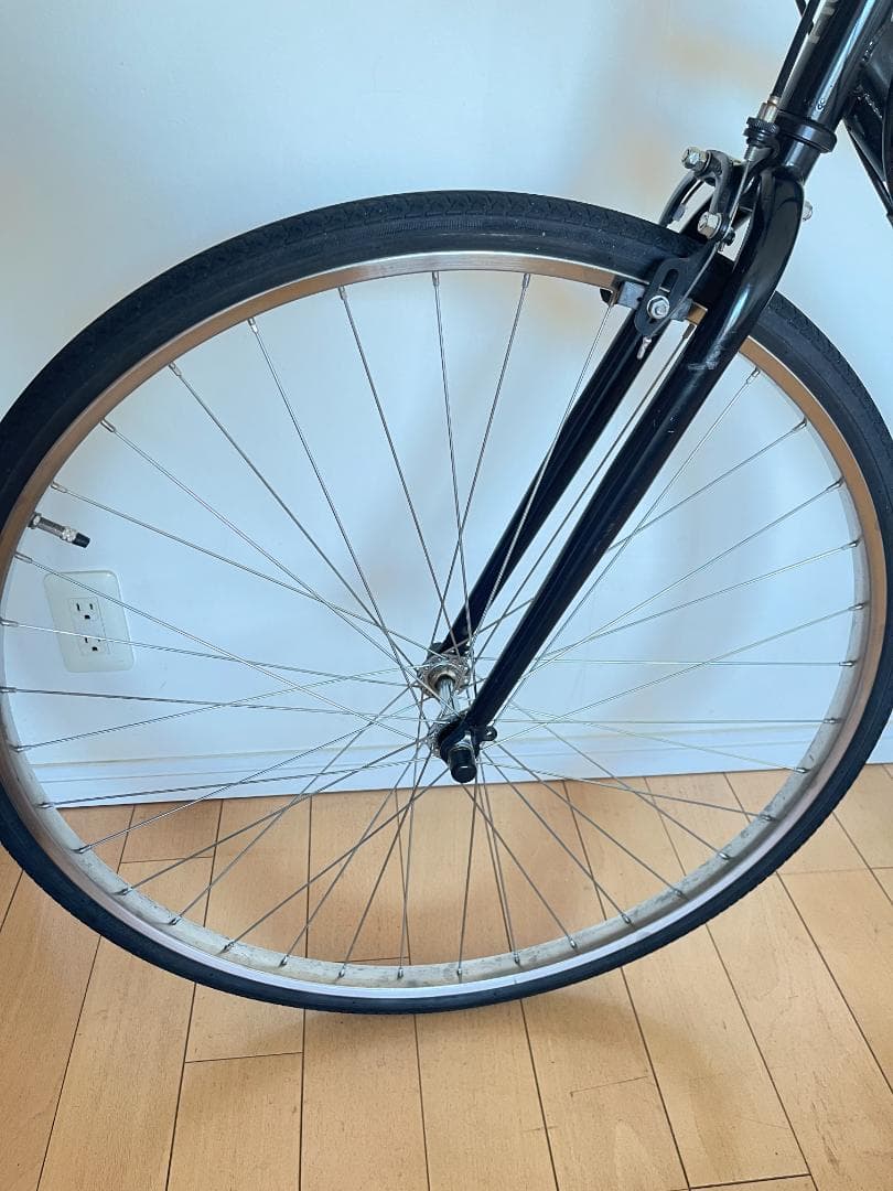 クロスバイクFITFIT 27インチ シマノ外装６段変速 black　引取専用