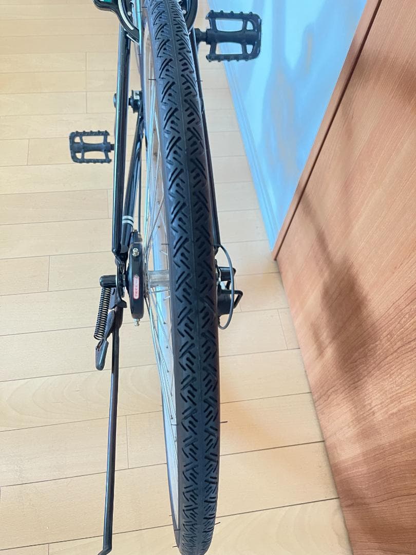 クロスバイクFITFIT 27インチ シマノ外装６段変速 black　引取専用