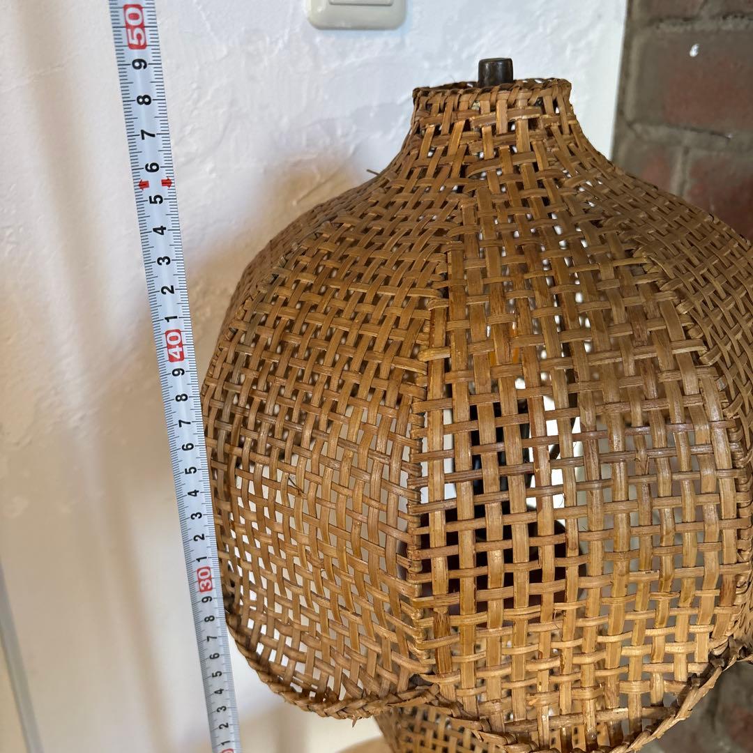 籐　ラタン　ライト　ヴィンテージ　アンティーク　レトロ