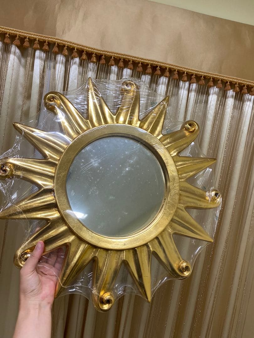 おしゃれ　ゴールド　ミラーオブジェ