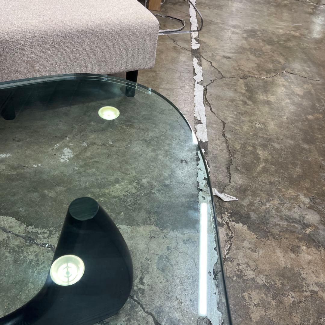 【イサムノグチ】ガラス厚18mm ◆コーヒーテーブル◇リプロダクト◆程度良好！