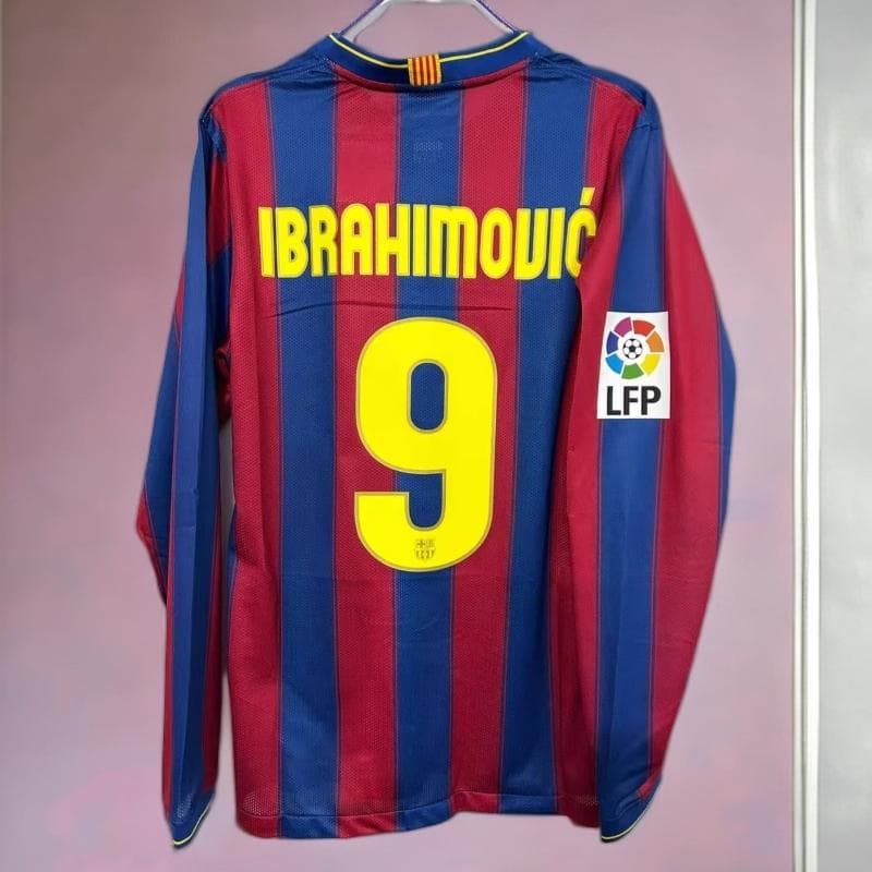バルセロナ IBRAHIMOVIĆ 背番号9 長袖 シャツ