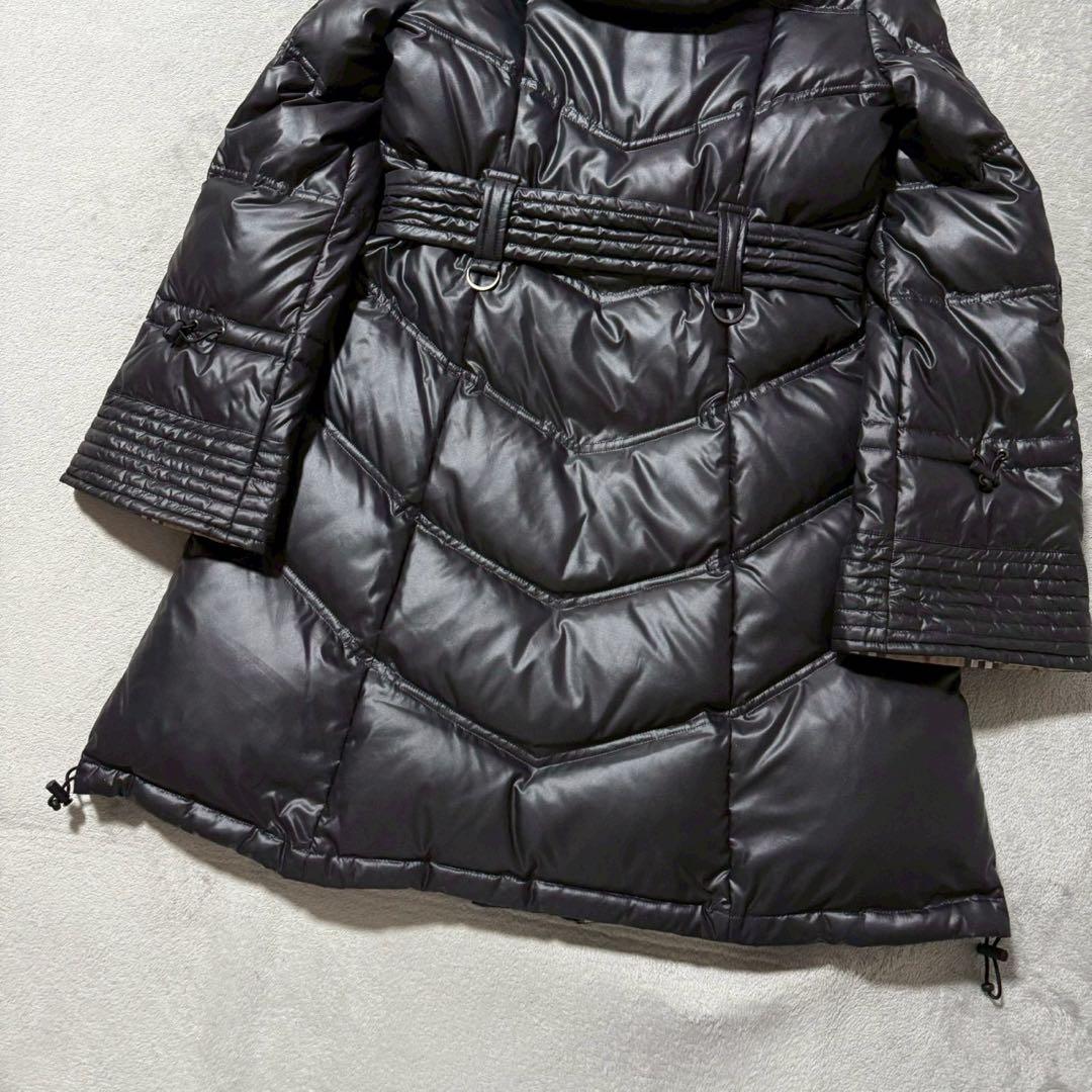 BURBERRY バーバリー ダウンコート ノバチェック エンブレム サイズ38