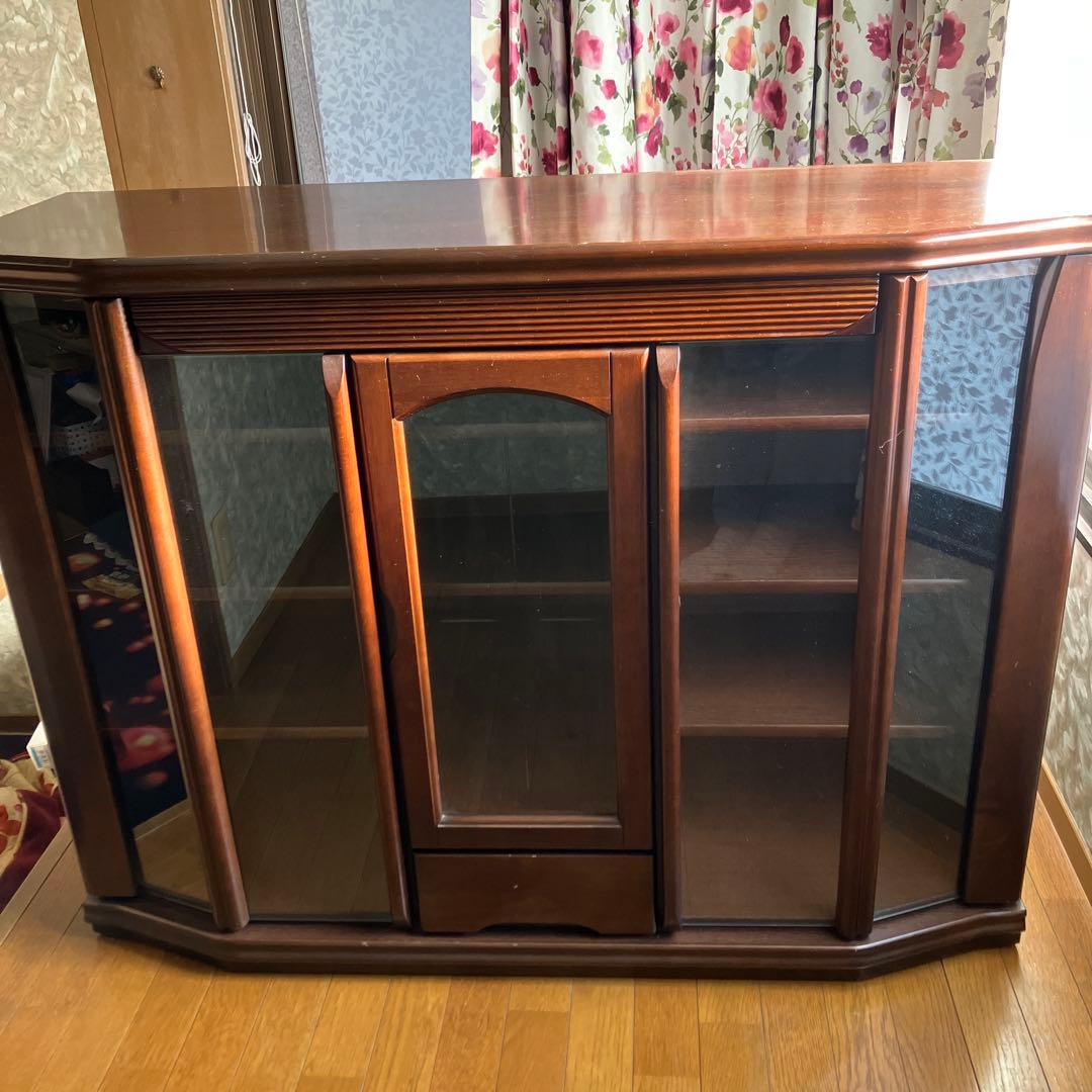 【あらぴー様】キャビネット　飾り棚　扉　レトロ　昭和　たのメル便