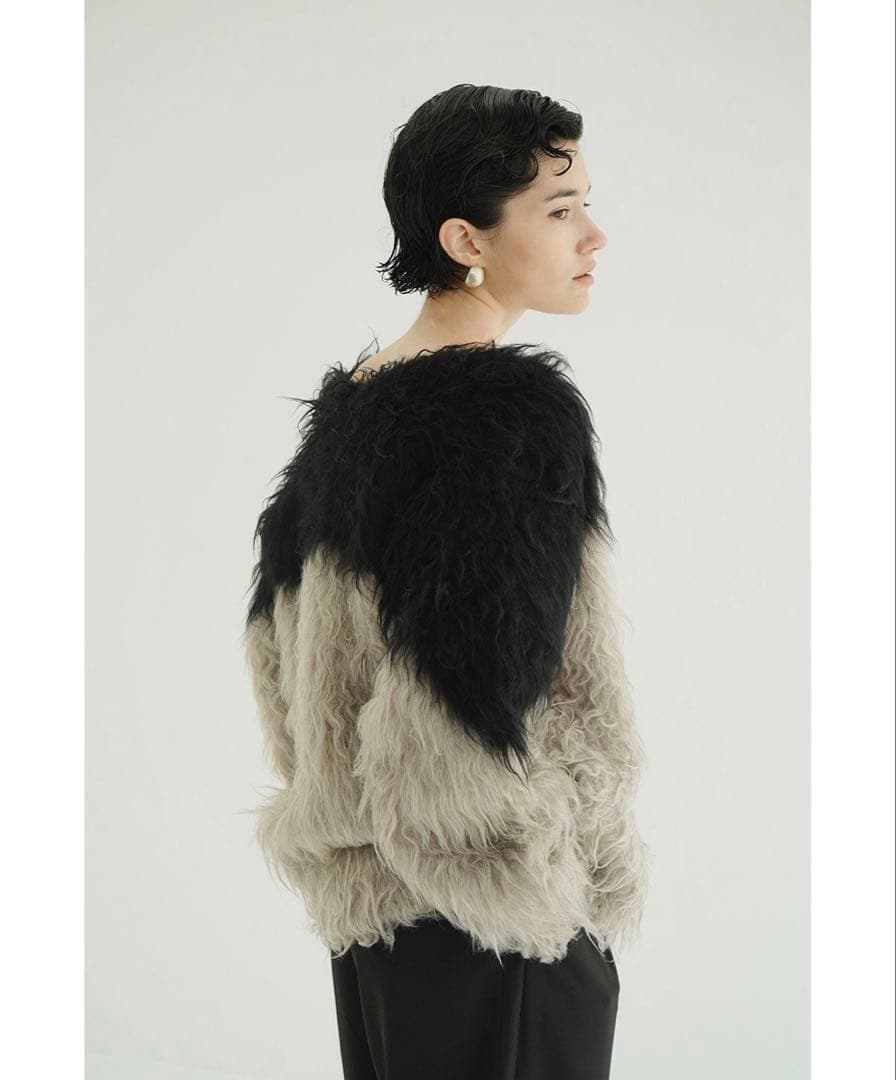 CLANE シャギー　ニット カーディガン 新品 １　正規品　クラネ