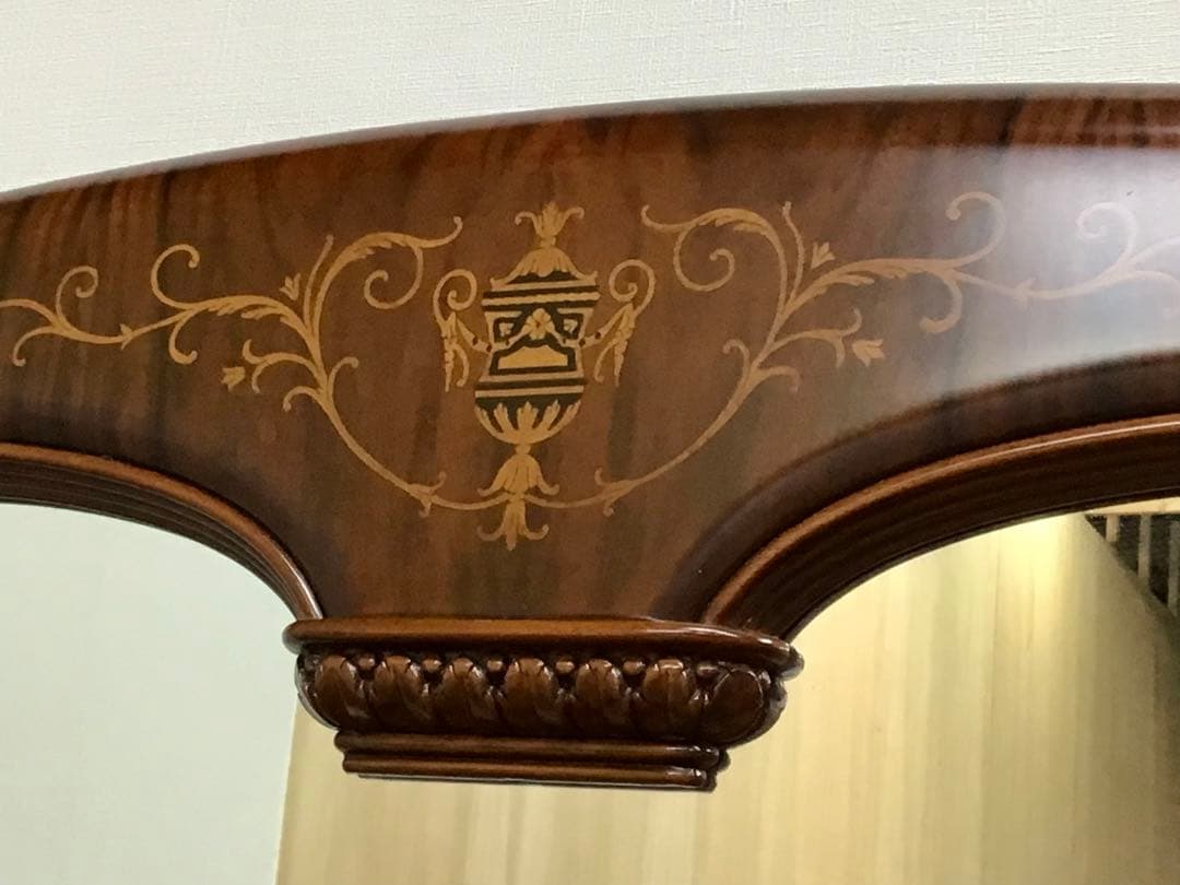 管842☆イタリア製☆ヴェローナクラシック☆超特大ミラー＆キャピネット