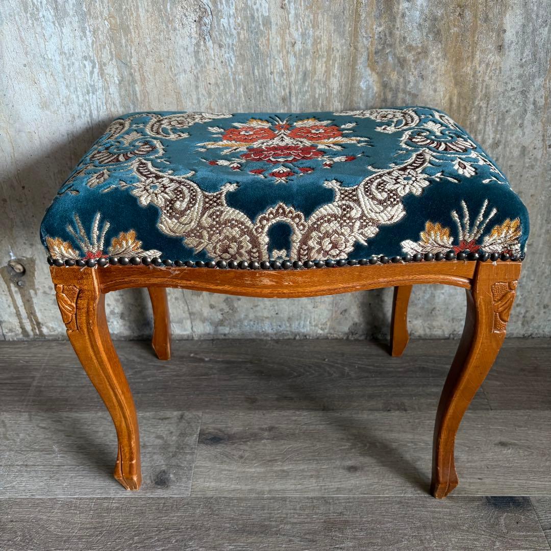 クラシック　猫脚スツール　ヴィンテージ レトロ