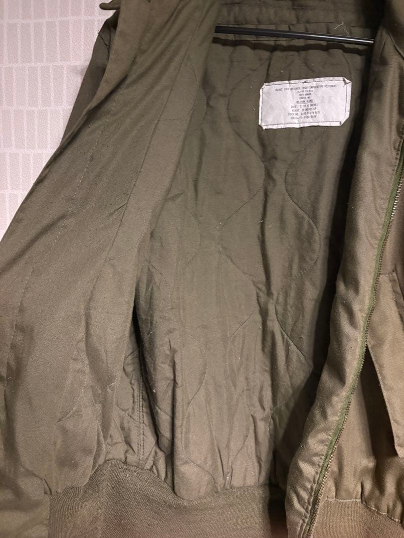 【米軍実物】91年製 CVCジャケット タンカース M-LONG ノーメックス
