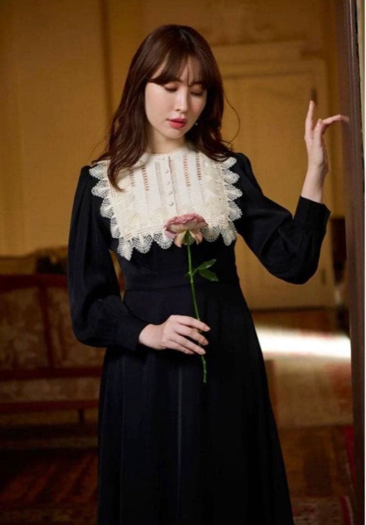 herlipto Le Grand Midi Dress ロングワンピース