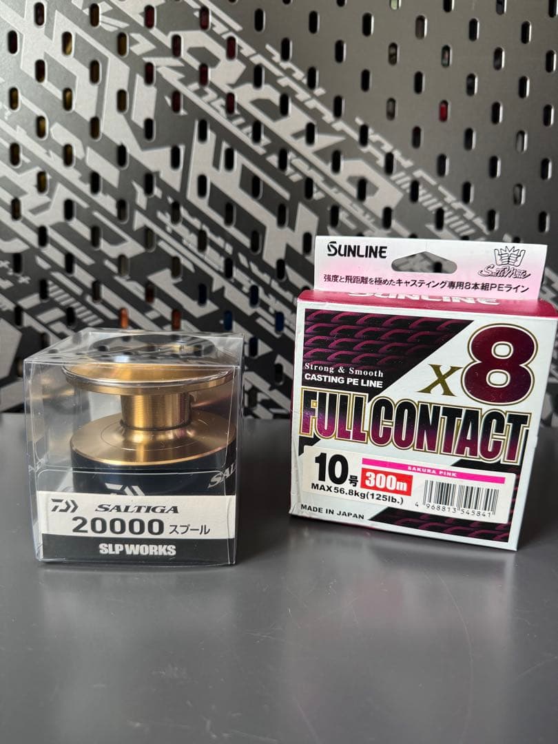 ダイワ　ソルティガ18000H　20000スプール　ライン付