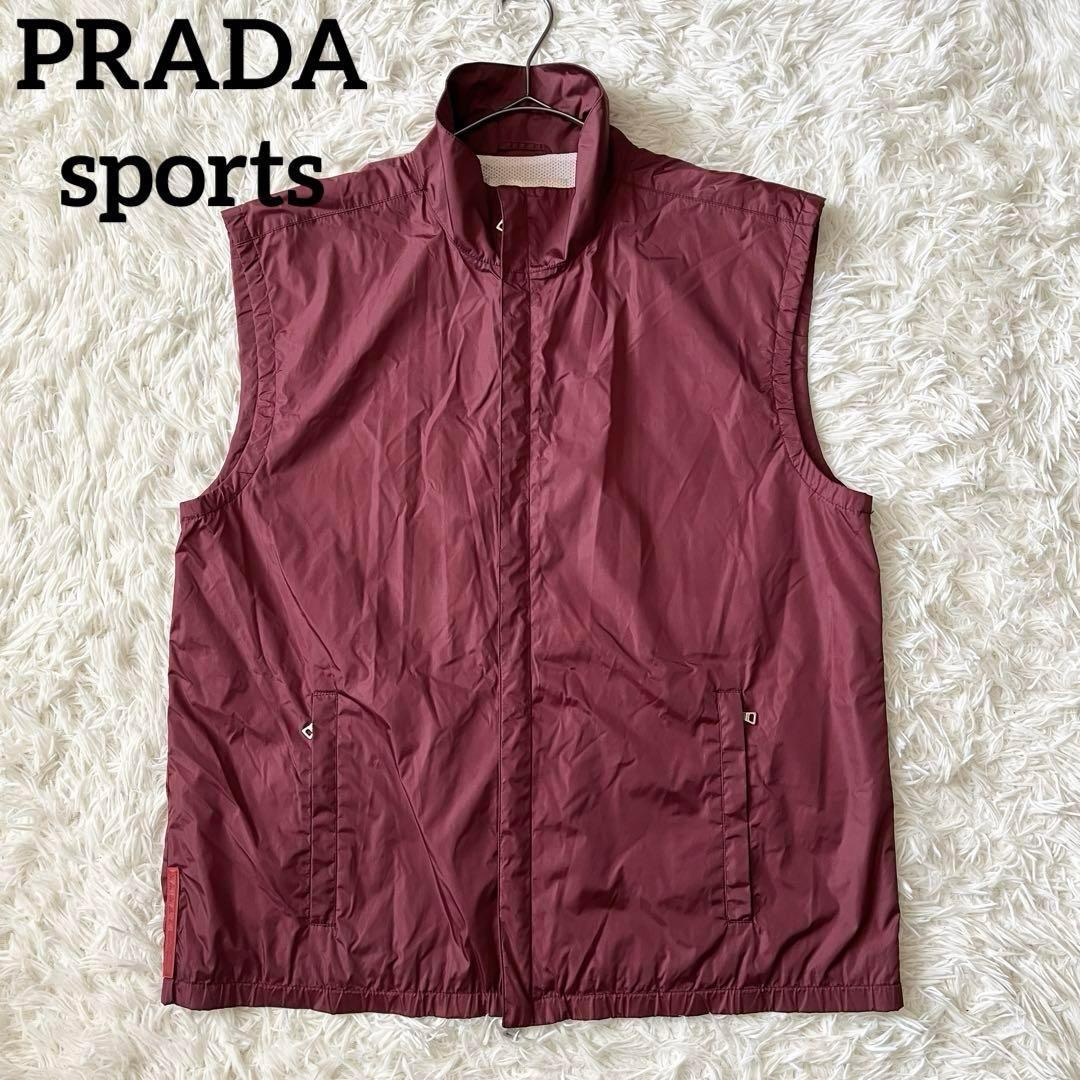 PRADA sports プラダスポーツ ナイロン ベスト ジップアップ