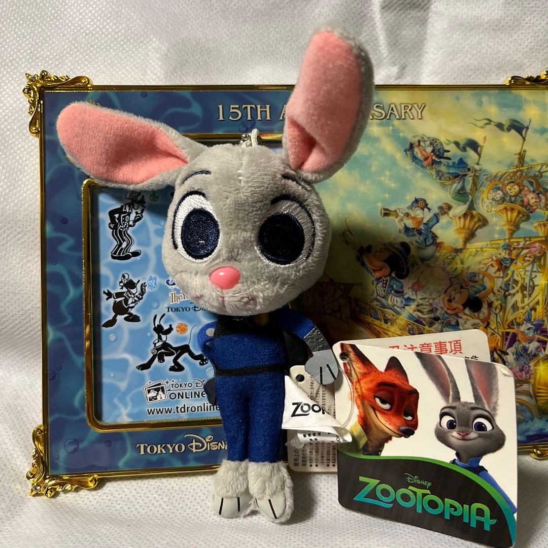 TOKYO Disney SEA 15周年フォトフレーム　ズートピアぬいぐるみ