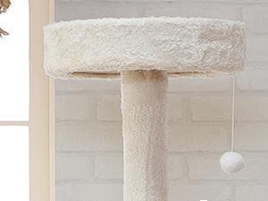 キャットタワー 木製 175cm多頭飼い 据え置き型 宇宙船 爪とぎ おしゃれ